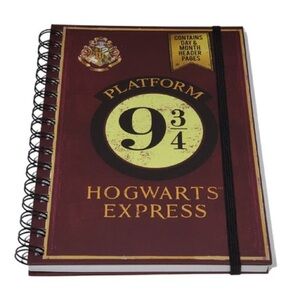 Harry Potter Official Licensed Spiral Bound Notebook - Platform 9‎ 3/4 Design